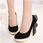 (YIXIN) Patry Queen Fish Tail Style Stiletto Heel Pumps