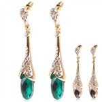 Pair of Water-drop Style Earrings Ear Nails Eardrop