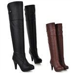 New Arrival Lady High Boots High Leg Boots High Heel Boots L